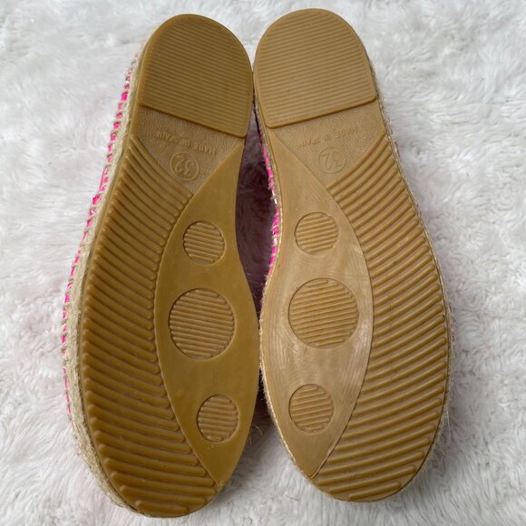 Stella McCartney Kid's Pink Perforated Star Espadrilles Slip On Shoes Size 32 - Picture 5 of 9